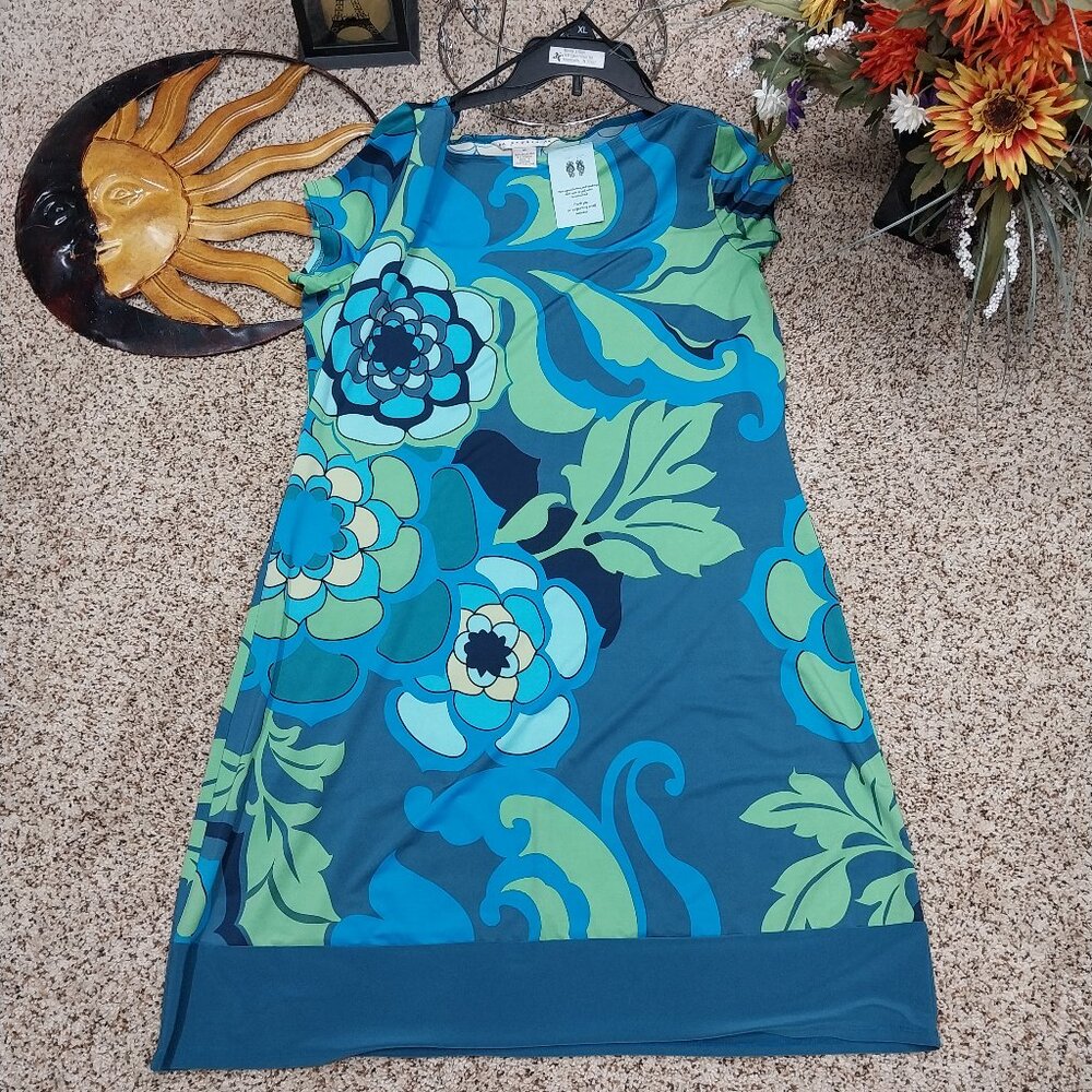 3134 Size 16 A A Studio Retro Looking Shift Dress - Picture 1 of 4